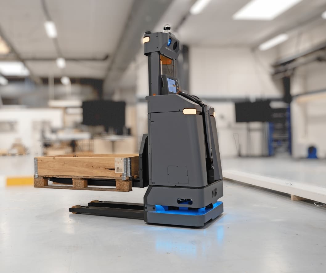 Mir1200 Pallet Jack Manipulacion De Pales Inteligencia Artificial
