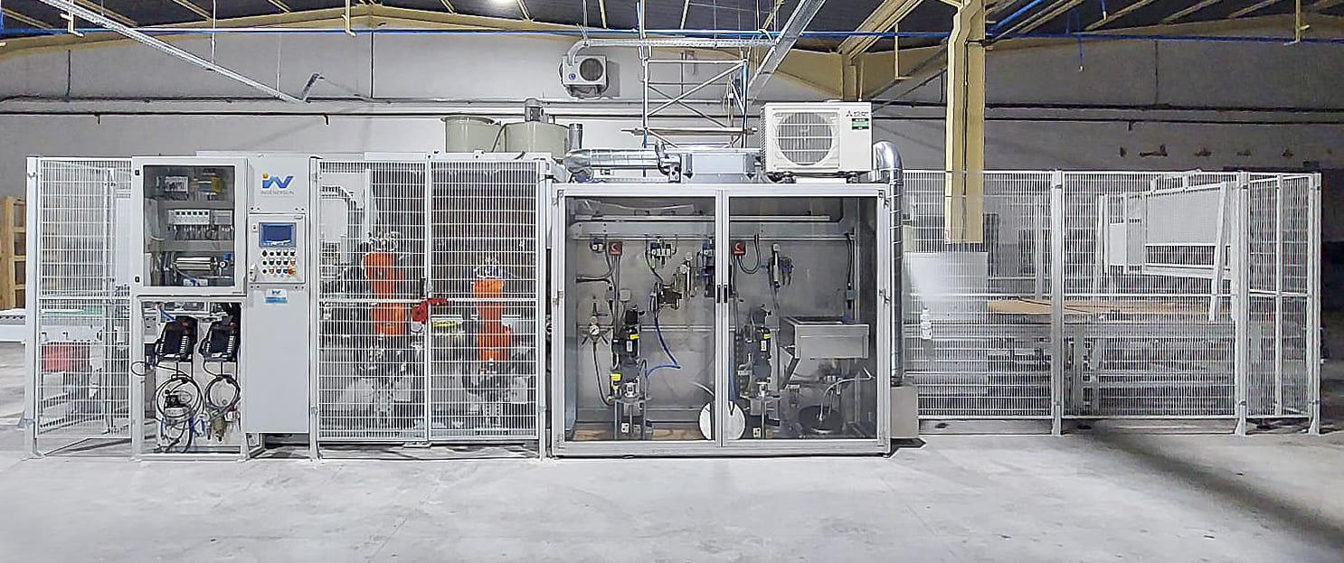 Ingenersun Marruecos Linea Robotizada Pintura Discos Freno